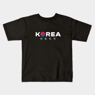 Korea shirt sticker kpop Kids T-Shirt